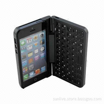 Bluetooth Keyboard for iPhone 5, 360° Rotating Case
